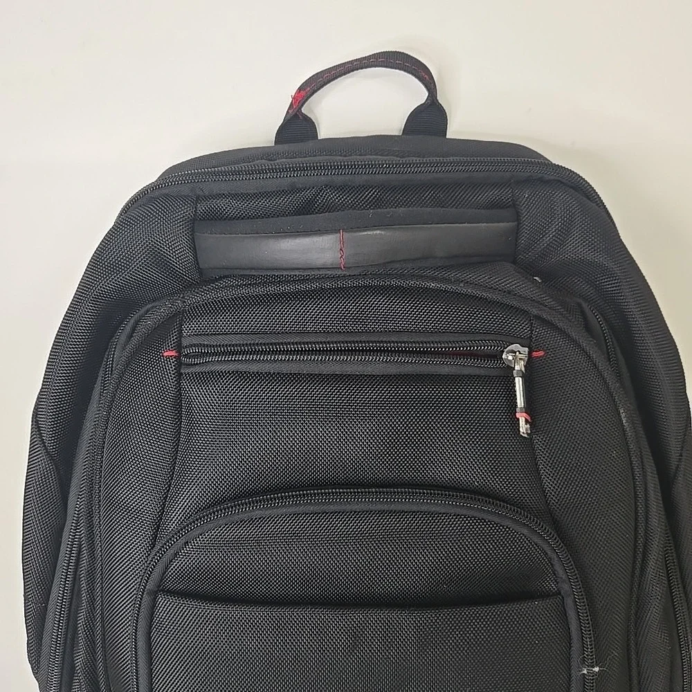 Samsonite Black Laptop Bag Backpack Perfect‎ Fit TSA  Friendly EUC